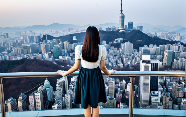 남산타워 야경 촬영 - Namsan Tower Golden Hour**
"Namsan Tower at golden hour, city lights twinkling below, a photographe... 남산타워 야경 촬영 - Namsan Tower Golden Hour**
"Namsan Tower at golden hour, city lights twinkling below, a photographe...