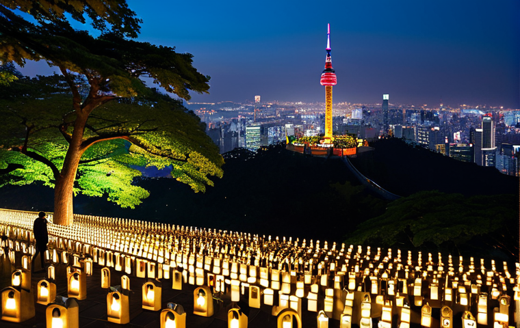 남산타워 야경 촬영 - Namsan Tower Viewpoint Composition**
"A scenic view from Namsan Tower observation deck, city lights... 남산타워 야경 촬영 - Namsan Tower Viewpoint Composition**
"A scenic view from Namsan Tower observation deck, city lights...